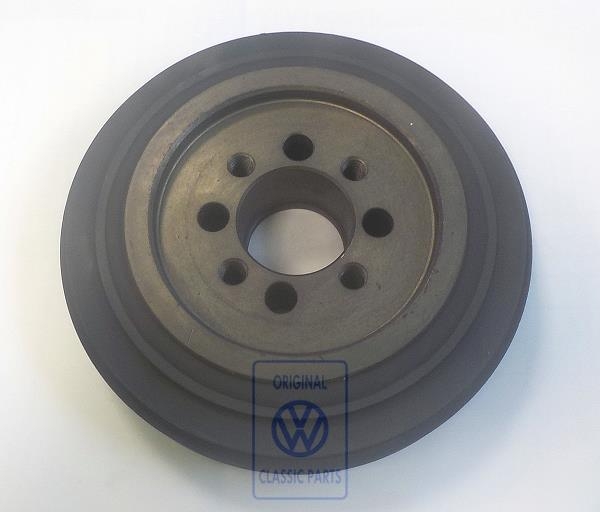 V-belt pulley for industrial engine