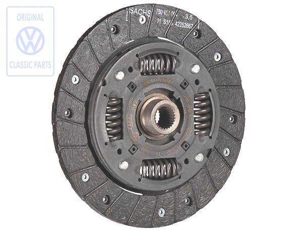 Clutch plate for VW Golf Mk2