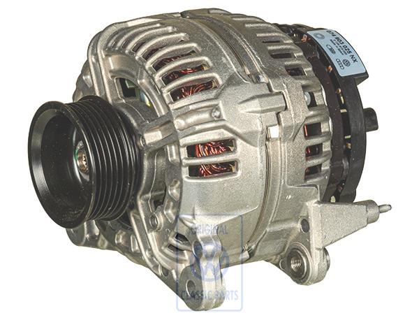 alternator with terminal -w-
