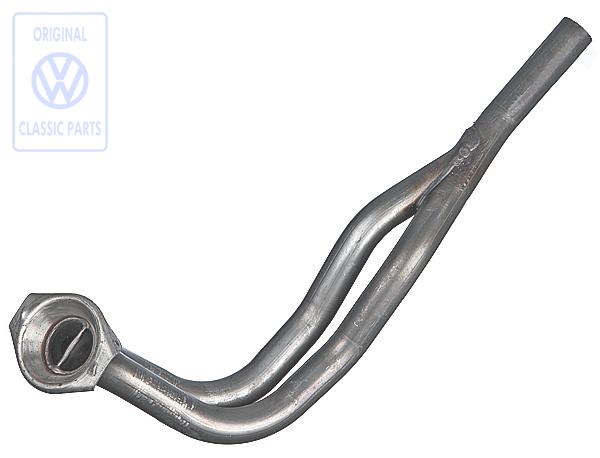 Front exhaust pipe for Caddy Mk1 with petrolengine