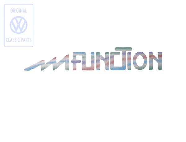 Lettering for VW Golf Mk2