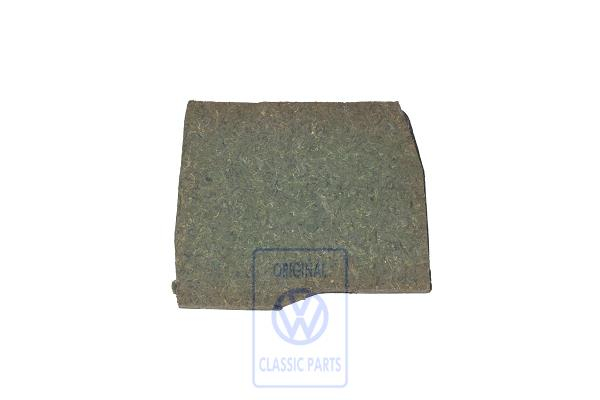 Sound absorber for VW Golf Mk2