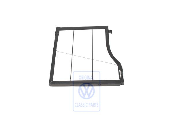 Backrest frame for VW Golf Mk2