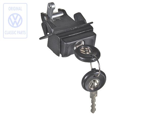 Button with lock cylinder rear Golf Country