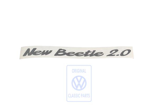 Inscription for VW New Beetle