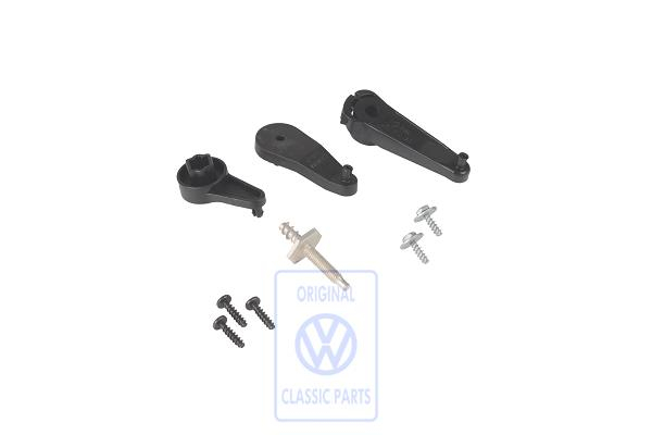 Air distribution housing levers