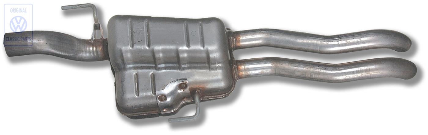 Rear silencer Golf Mk3 syncro