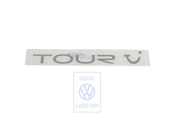 Film lettering (TOUR) for VW Golf Mk5