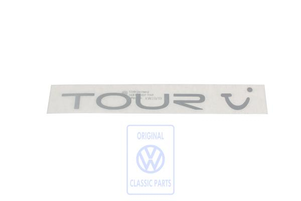 Film lettering (TOUR) for VW Golf Mk5