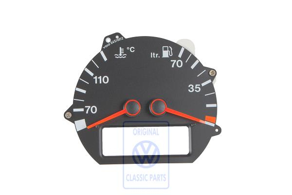 Fuel and coolant temperature gauge Corrado