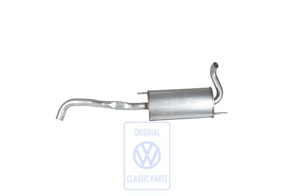 Rear silencer for VW Polo 6N2