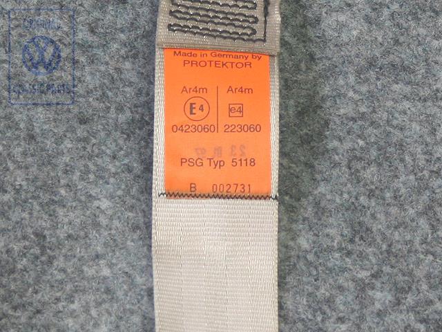 Seat belt for VW T4