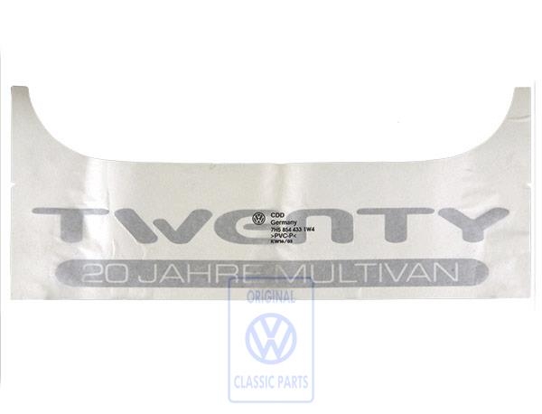 Film lettering for VW T5