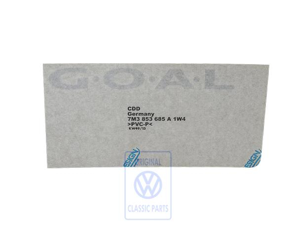 Film lettering for VW Sharan
