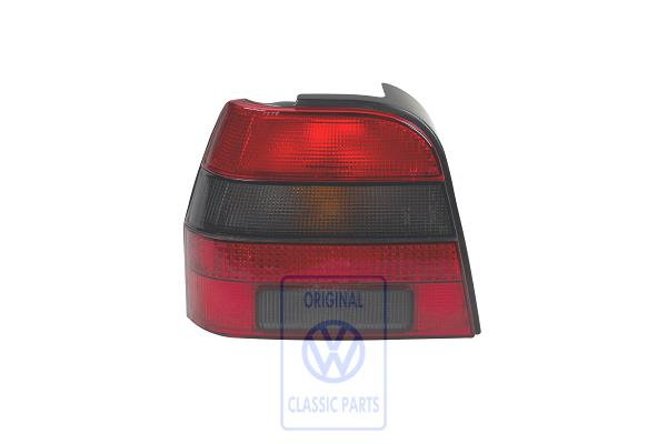 Tail light cluster (black) left-side Polo Mk2 GP