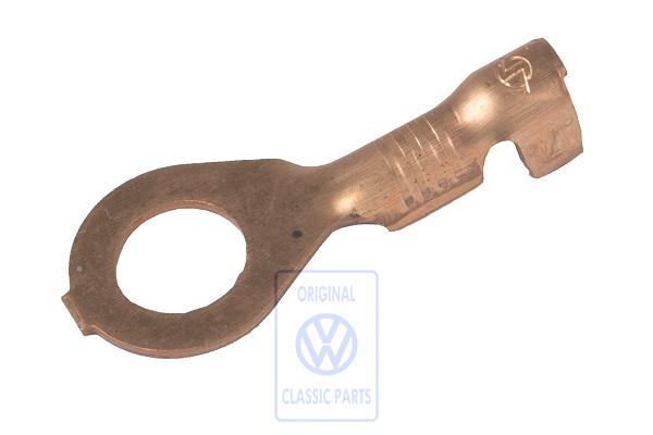 Cable shoe for VW T3