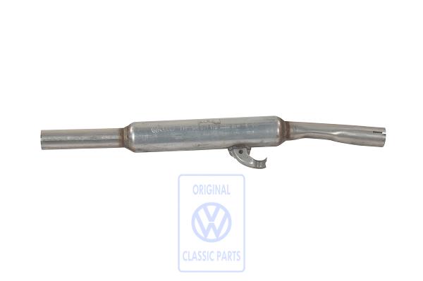 Exhaust silencer for VW Polo