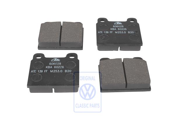 Brake pads for VW T2 and T3