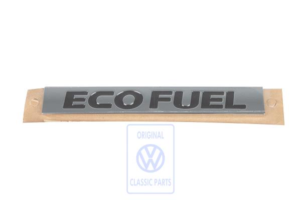 Inscription for VW Touran