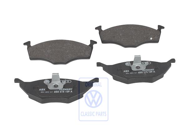 Set of brake pads for VW Lupo 3L
