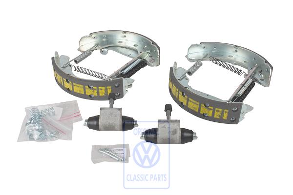 Set of brake shoes for VW Golf Mk3, Lupo