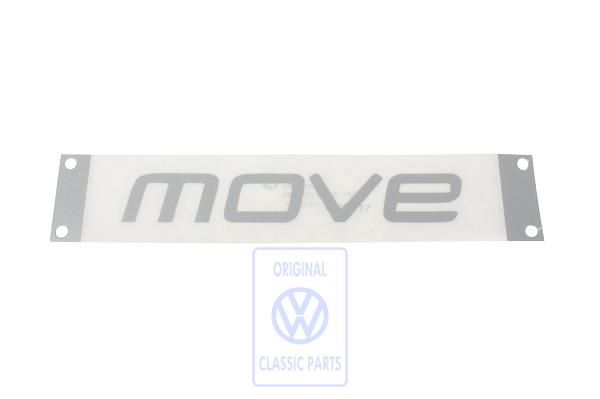 Foil lettering for VW Golf Mk6