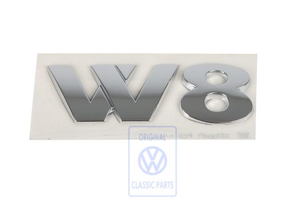 Emblem for VW Passat W8