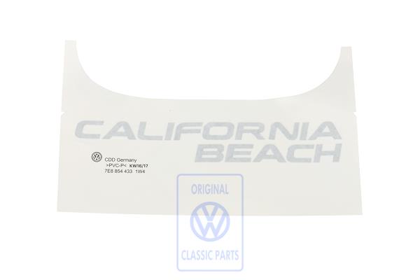 Film lettering for VW T5