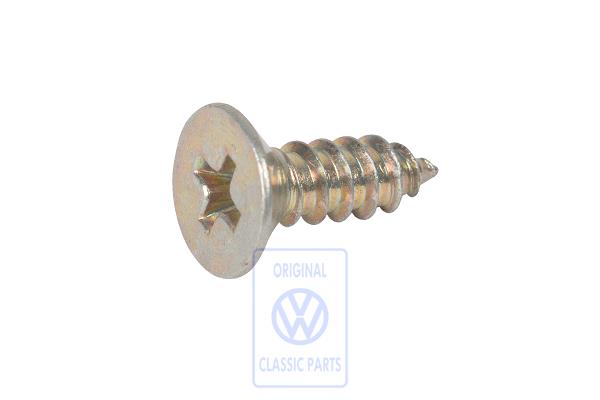 Countersunk panel screw