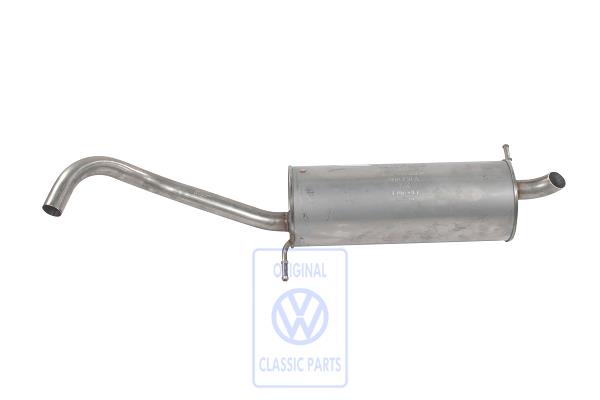 Exhaust silencer for VW Polo 9N/9N2
