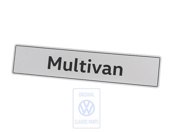 License plate Multivan