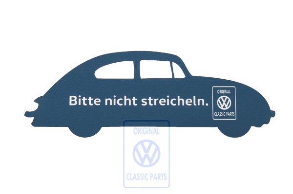 vehicle sticker Käfer (behind the glass)