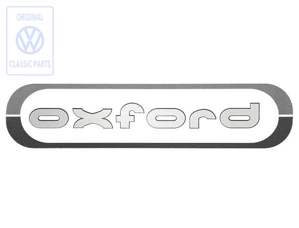 Rear sticker for VW Lupo 'Oxford'