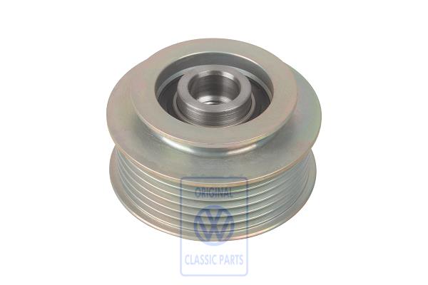 V-ribbed belt pulley for VW LT Mk2