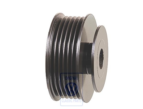 Poly V-belt pulley