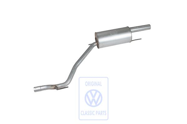 Exhaust silencer for VW T4