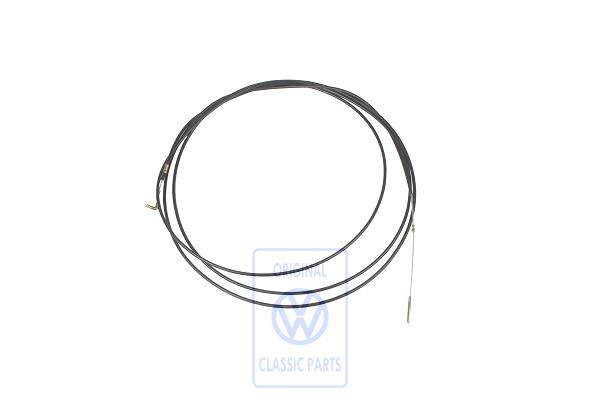 Heating control cable left-side left-hand drive vehicles<br/>Transporter T2