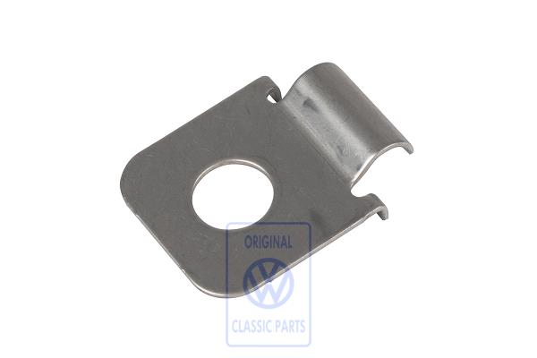 Sliding door clamp for VW T5