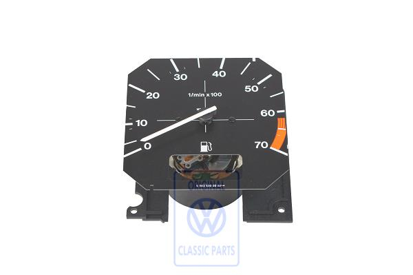 Revolution counter for VW Golf Mk1 Convertible