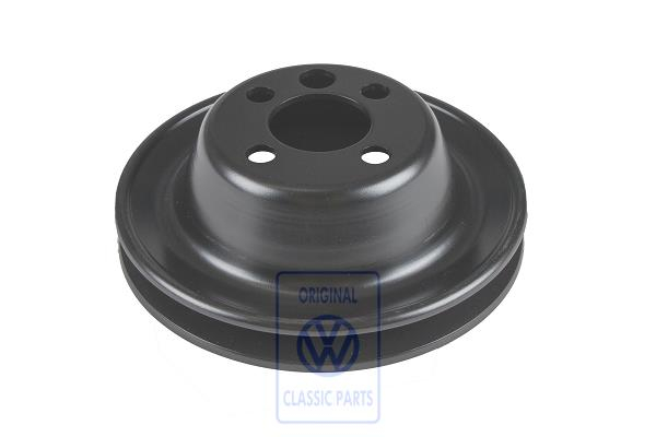 V-belt pulley for vehicles with power steering Golf Mk2
