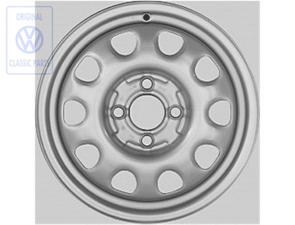 Steel wheel for VW Golf Mk3