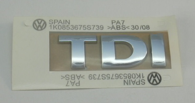 Inscription for VW Golf Mk5