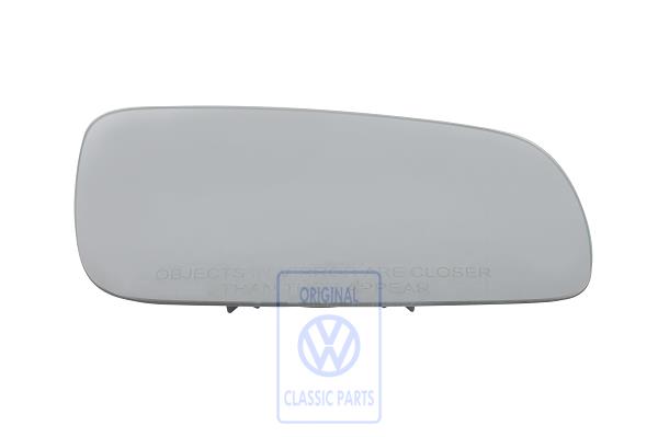 Mirror glass for VW Golf Mk4