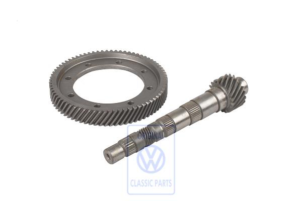 Pinion gear set