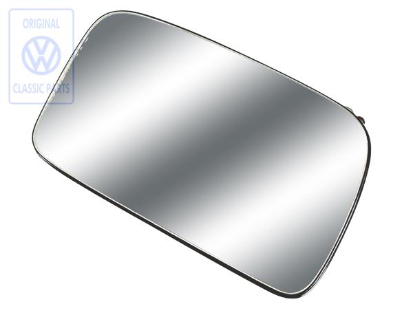 Mirror glass for VW Golf Mk2