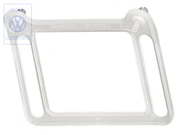 Bracket for fan housing flap