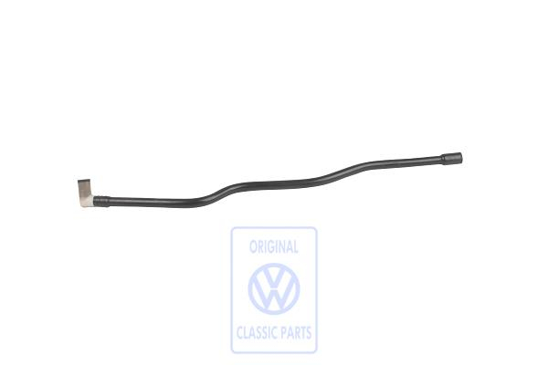 Resupply pipe for VW LT Mk1
