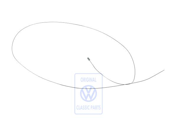 Bonnet lock cable for VW Karmann Ghia