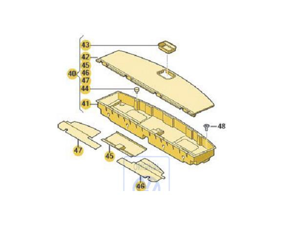 Container for VW Touran
