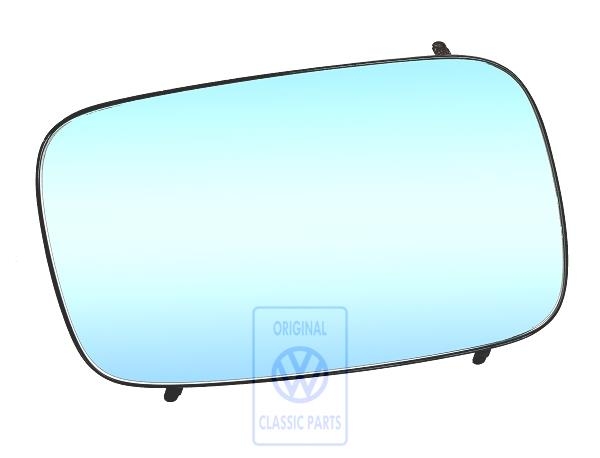 Mirror glass for VW Passat B3